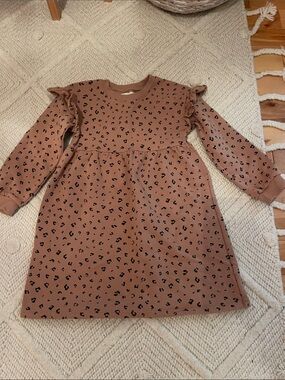 Tucker + Tate size 6 girls Leopard Print sweatshirt Dress